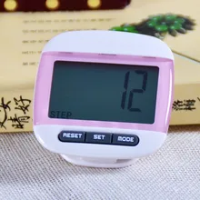 1 pcs Pink Mini LCD Pedometer Calorie Walking Distance Calculation Digital Counter Sports Accessories 2016 Hot Sale