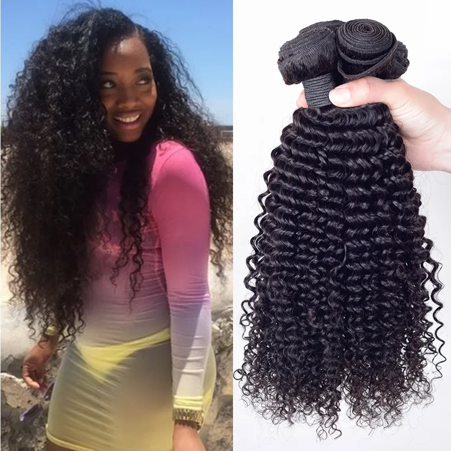 Brazilian Kinky Curly Virgin Hair 4 Bundles Brazilian Virgin Hair Kinky Curly Weave Human Hair Mink Brazilian Hair Weave Bundles