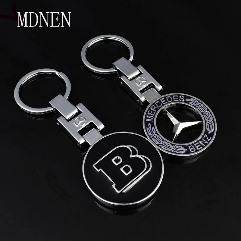 

2018 The New listing high-end Mercedes Benz Keychain creative car accessories chain key ring 4S shop custom wholesale 520 1314