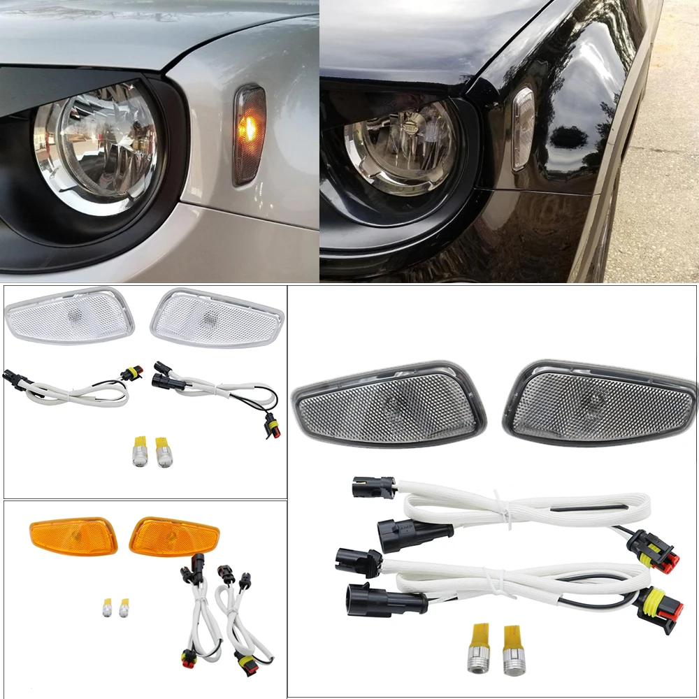 Head Light side Lamp for Jeep Renegade 2015 2016 2017 Side Reflection Warning Turn Signal Light