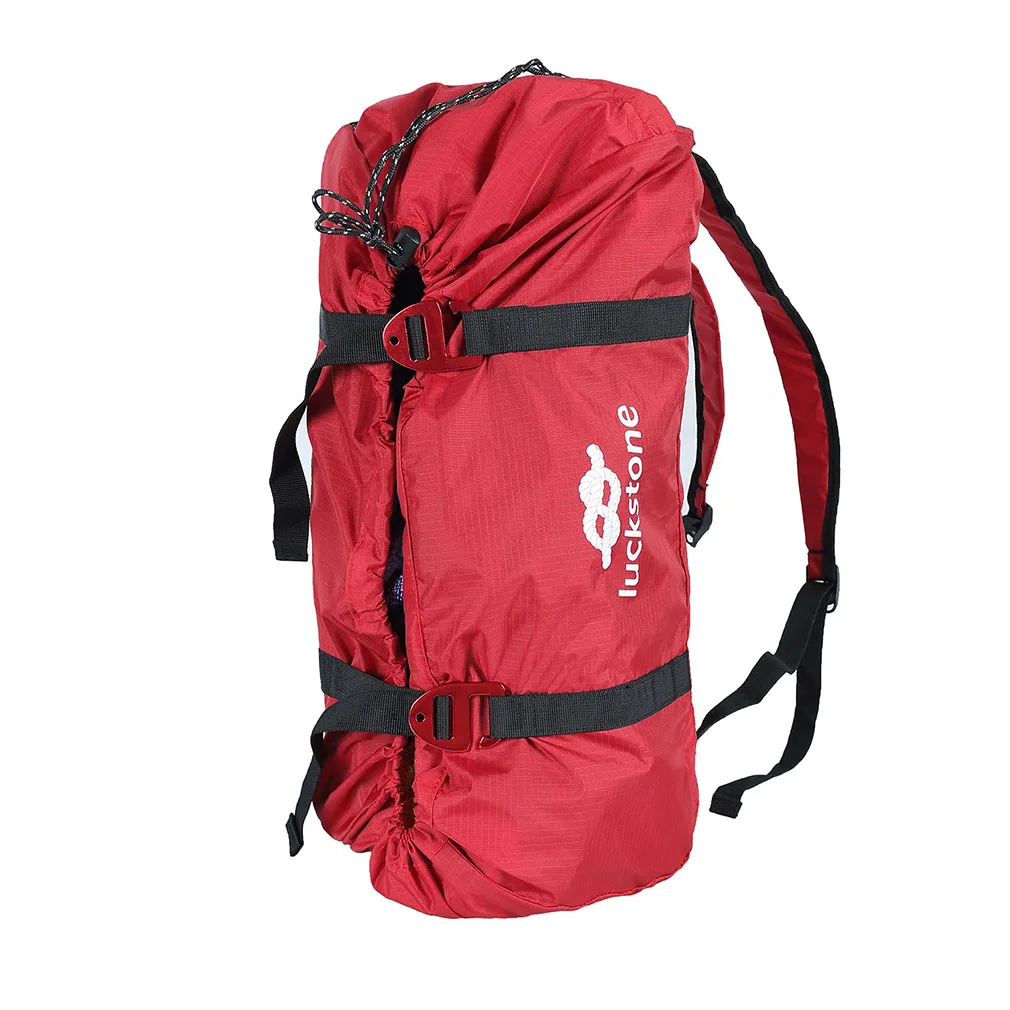 Cabo de Transporte Portátil à Prova Escalada Corda Bolsa Caminhadas Mochila Ombro Dobrável Dwaterproof Água Chão Esteira 17 Acessórios para escalada