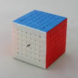 Qiyi mofangge вуцзи Magic Cube 7*7*7 Stickerless головоломки Cube Развивающие Игрушечные лошадки 69 мм