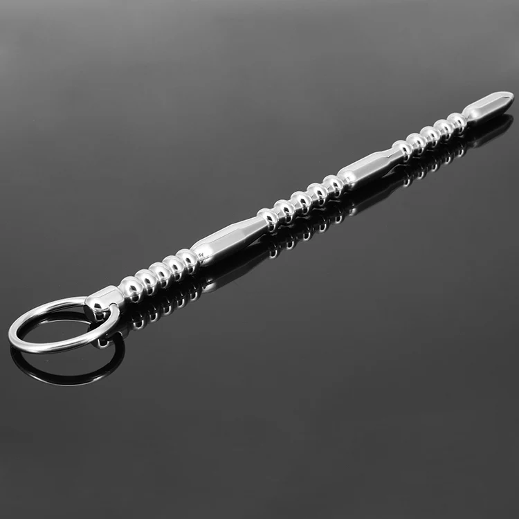 Happygo Metal Solid Urinary Plug Long Urethral Sounds Penis Catheters Beads Prince Wand Gay Fetish Sex Toys Adult Products 636 | Красота и