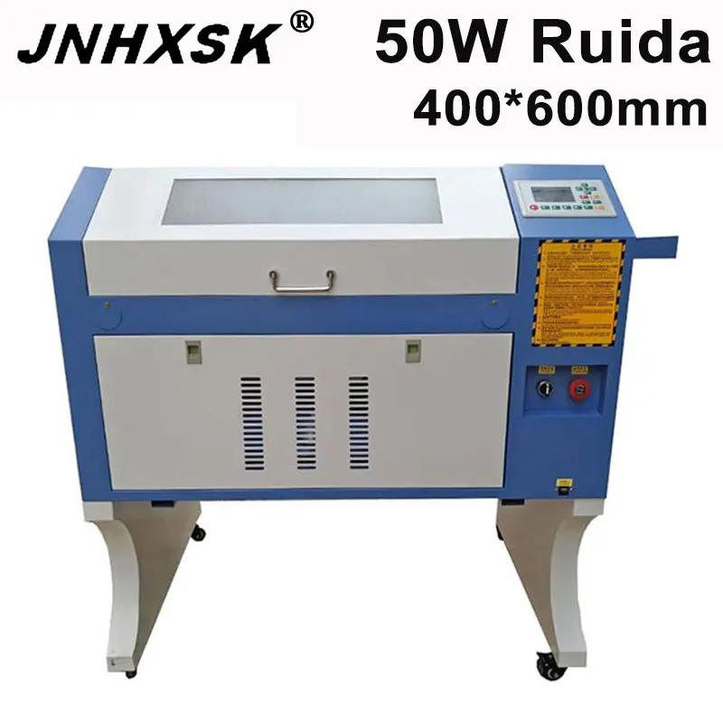 Станок лазерный JNHXSK 50 Вт/60 Вт/80 Вт/100 Вт 4060 гравировальный станок Co2 резак для