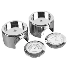 7/" 1" часы на руль мотоцикла термометр для Suzuki Boulevard Intruder volusion M50 M90/Kawasaki VN 900 1500 1600 на заказ