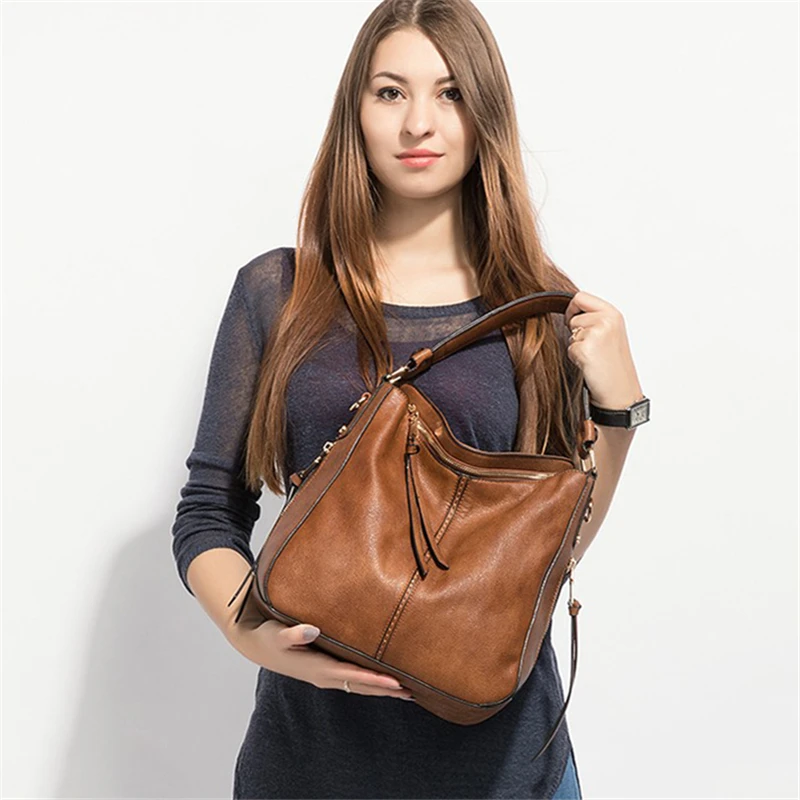 Alandtus Crossbody Bags For Women Shoulder Bag 2019 Casual Vintage Soft Leather Handbag Ladies Messenger Bag Bolsa Feminina Alandtus Crossbody Bags For Women Shoulder Bag 2019 Casual Vintage Soft Leather Handbag Ladies Messenger Bag Bolsa Feminina
