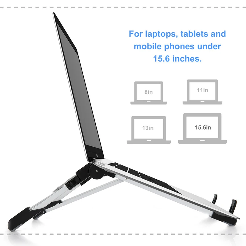 Подставка для ноутбука портативный складной угол регулируемая поддержка нескользящий держатель для охлаждения для Apple MacBook Mac Book аксессуары для ноутбуков