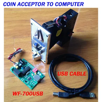 

USB type adapter for Pulse type Coin acceptor to computer (package including coin acceptor)