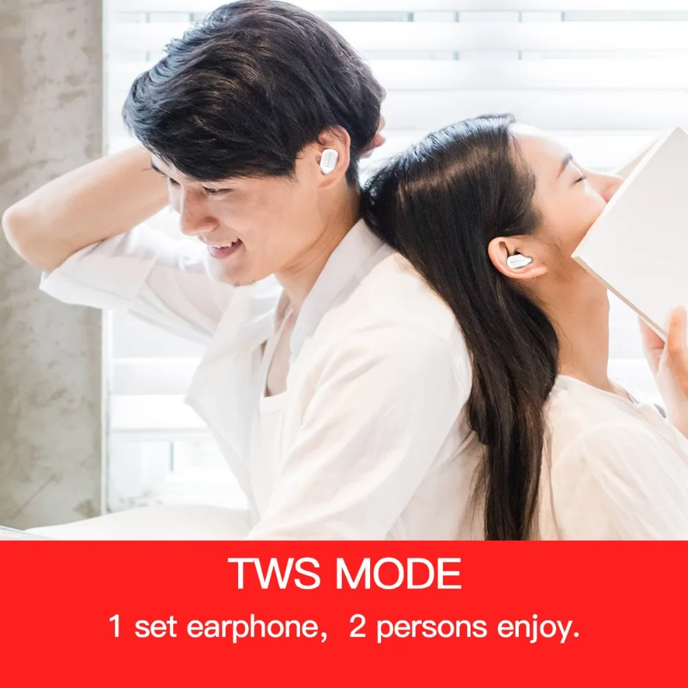 Dacom K6H TWS True Wireless Earbuds Earphones Mini Twins Headset Stereo Bluetooth Earphone Wireless Headphones with 1100mAh Box