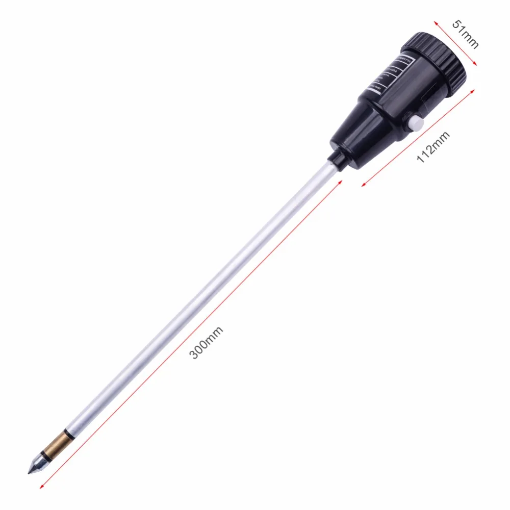Koop Yieryi Bodem pH Vochtmeter Tester Hydrocultuur Analyzer Lange Water Kwaliteit Planten Vochtigheid Bodem Detector 3 8 pH, 1 8 vocht
