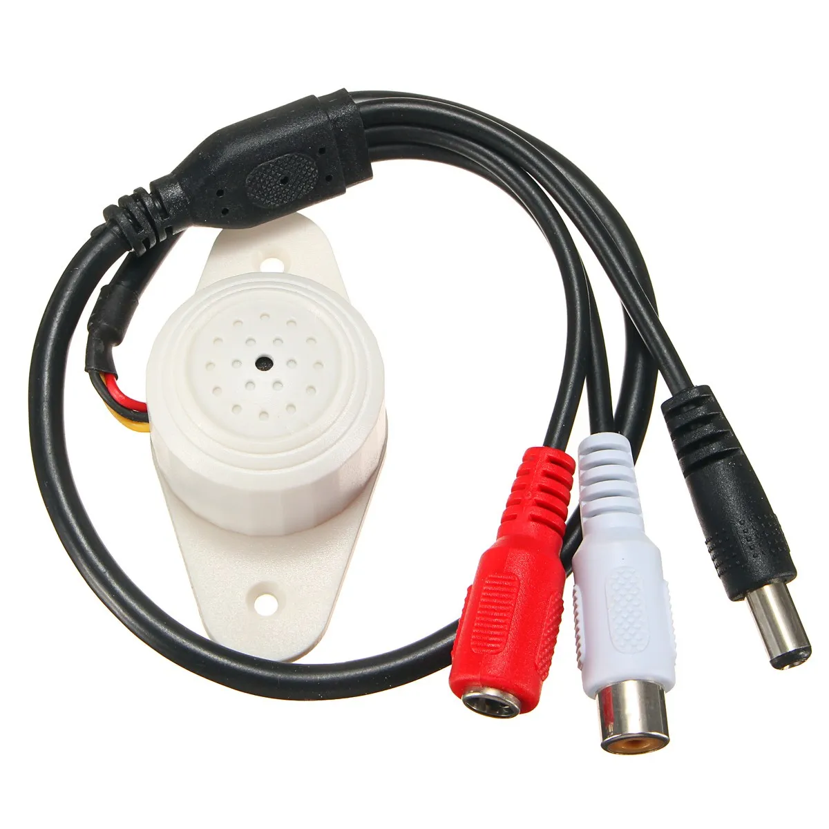 

Safurance Professional Sound Waterproof Microphone For Security CCTV Camera Systems Home Security Surveillance