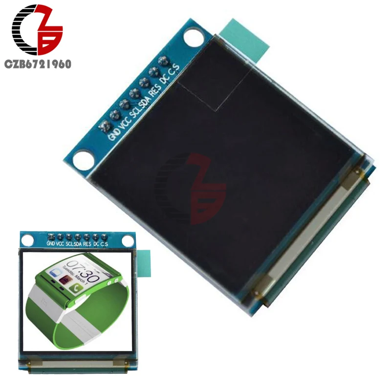 7 контактный полноцветный OLED экран 1 5 дюйма SSD1351 IC 128(RGB)* 128 SPI интерфейс для 51