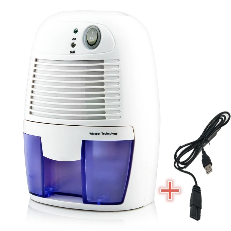 Electric Mini Air Dehumidifier Air Dryer USB 500ML Compact Home