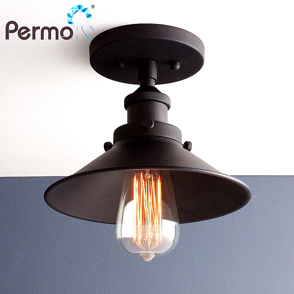 

Permo Industrial Sconce Wall Lights Vintage Metal Wall Lamps Steampunk E27 Luminaire New Year Christmas Loft Home Decorations