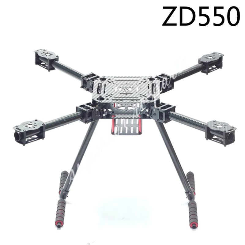 ZD550 550 мм ZD680 680 мм из чистого углеродного волокна складной FPV Квадрокоптер Рамка комплект с высокой шасси скольжения