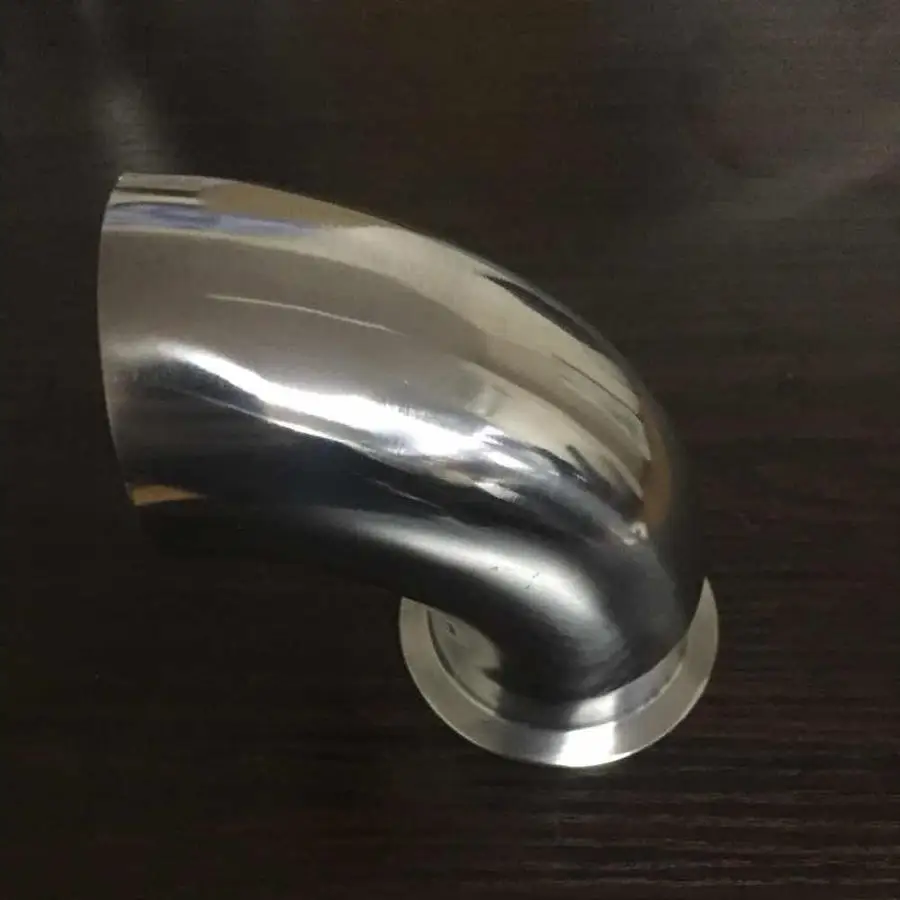 

102mm Pipe OD Butt Weld x 4" Tri Clamp SUS 304 Stainless Steel 90 Degree Elbow Sanitary Pipe Fitting Home Brew Beer Wine