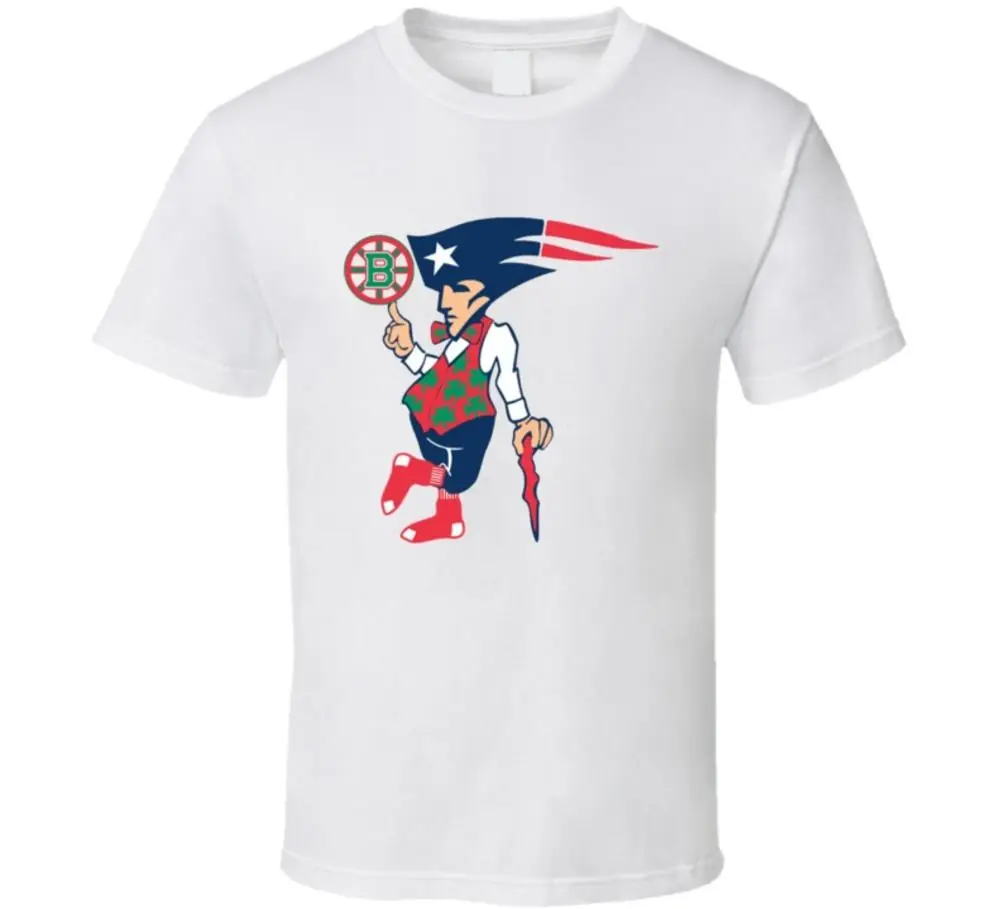 Boston New England спортивные команды футболка Патриоты бруинс красный Sox Мужская