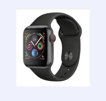 

Black watch 1:1 44mm Series 4 Smart Watch IWO 8 Wireless Charger Bluetooth Notifier Heart Rate ECG Dynamic UI for IOS Android