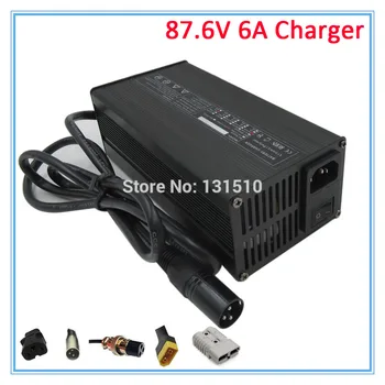 

600W 72V 6A LiFePO4 Charger Ouput 87.6V 6A charger 87.6V LiFePO4 Charger Used for 72V 24S LiFePO4 LFP Battery DHL Free shipping