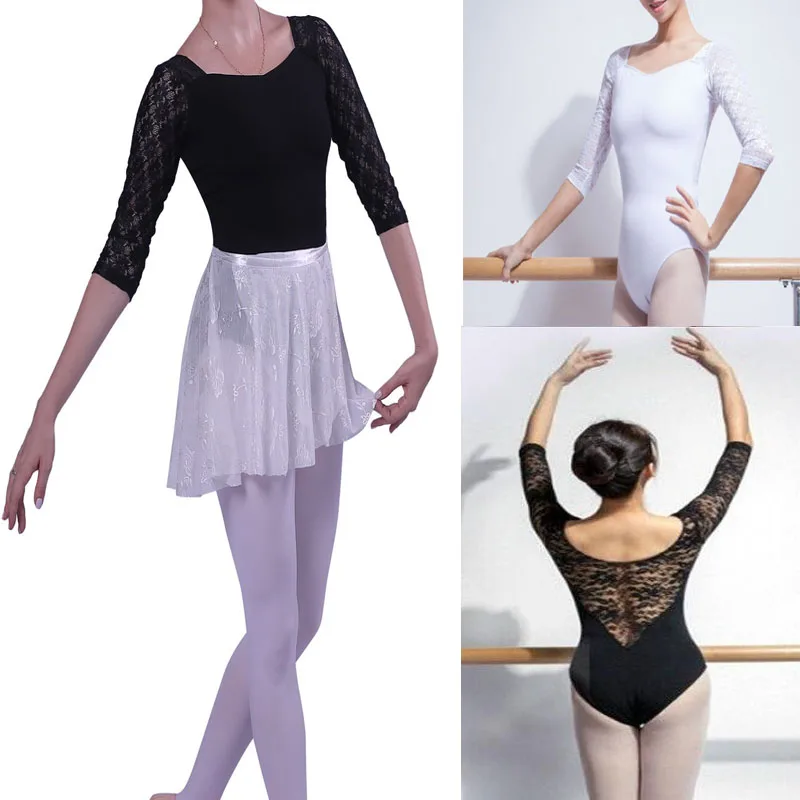 

Ballet Leotard For Women Pure Cotton Black Ballet Dancingwear Adult Dance Practice Costumes Gymnastics Leotards