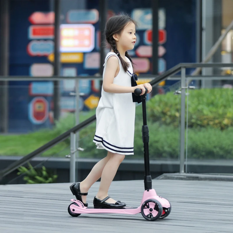 New Xiaomi 700Kids Children Scooter children three-wheeled folding bike slider 3 rounds of outdoor
