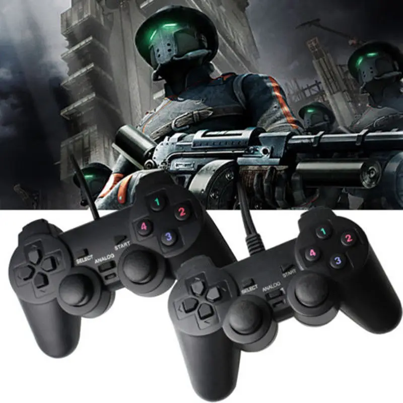 Wired USB 2.0 Game Controller Gamepad Joystick Joypad for PC Laptop Computer