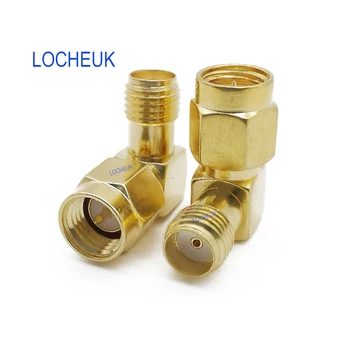 

RF Coaxial Coax Adapter SMA Female Jack to SMA Male Plug Right Angle 90-Degree Adapter Connector SMA Male to Female Connector