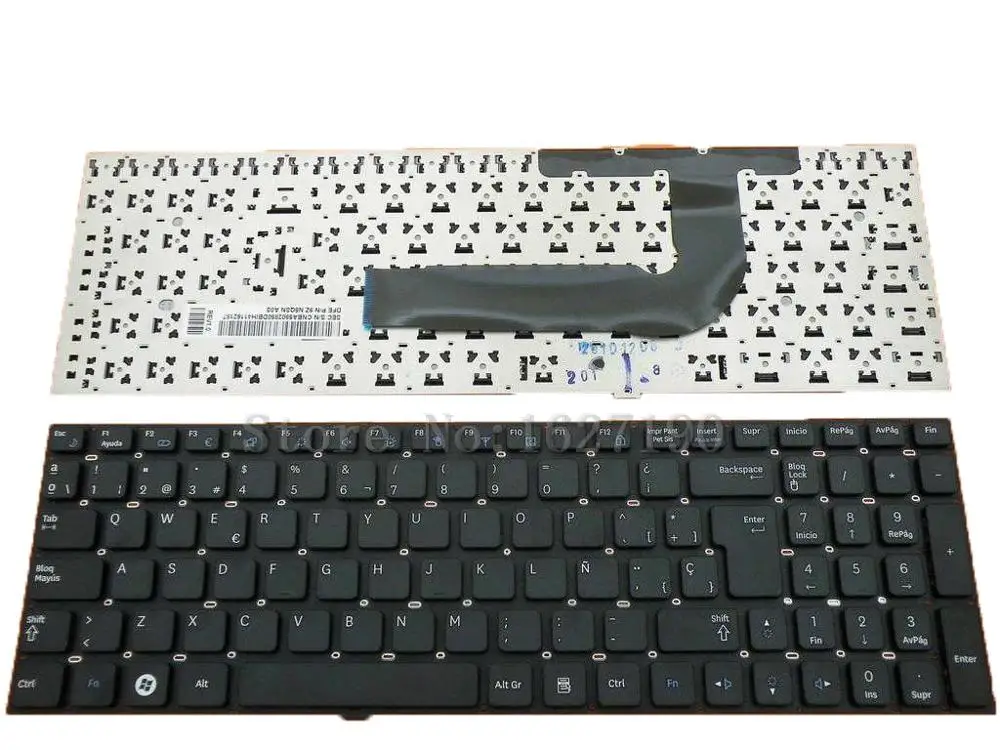 SP Spanish Keyboard for SAMSUNG Q530 Series BLACK PN:CNBA5902850 9Z.N5QSN.A0S MCASN 0S