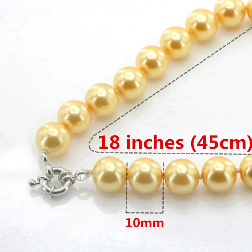 1 Natural gold Nanhai pearl necklace baroque pearl mother's gift jewelry necklace 925 silver pure gold necklace (4)