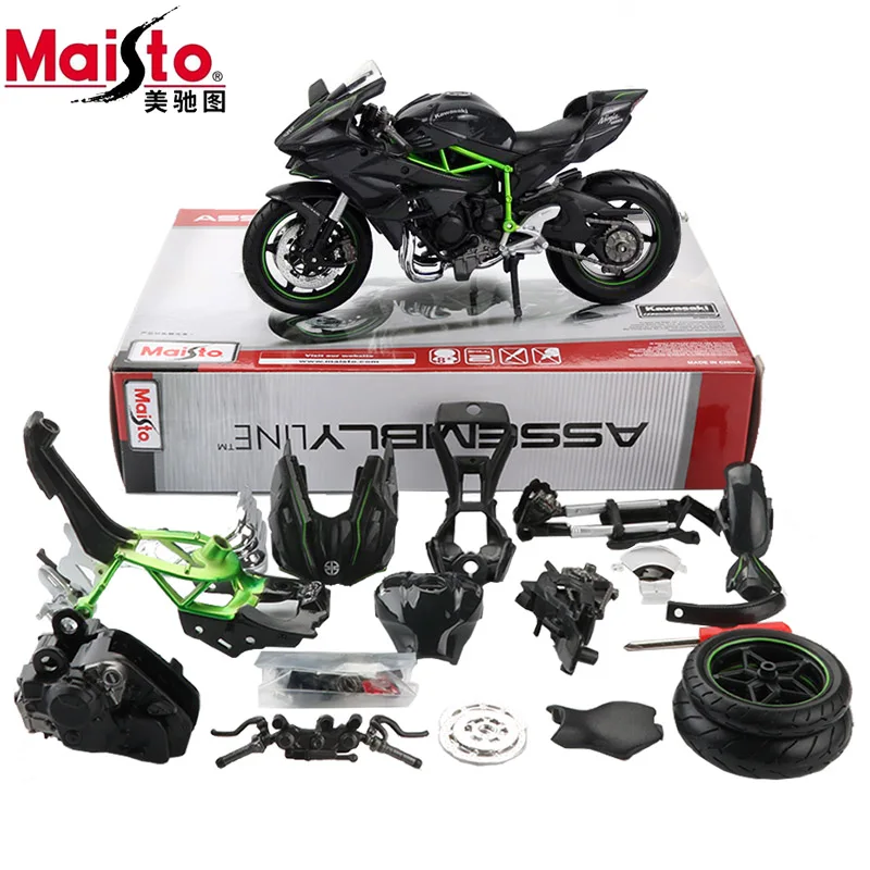 Maisto, модель мотоцикла из 1:12 сплава, игрушка, DIY Модель, строительные наборы, CBR600RR, YZF-R1, монстр 696, модели двигателя, игрушки для детей