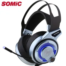 Наушники, игровая гарнитура, 7,1 звук, Usb Проводные вибрационные наушники с микрофоном, ПК, ноутбук, бренд somic 949