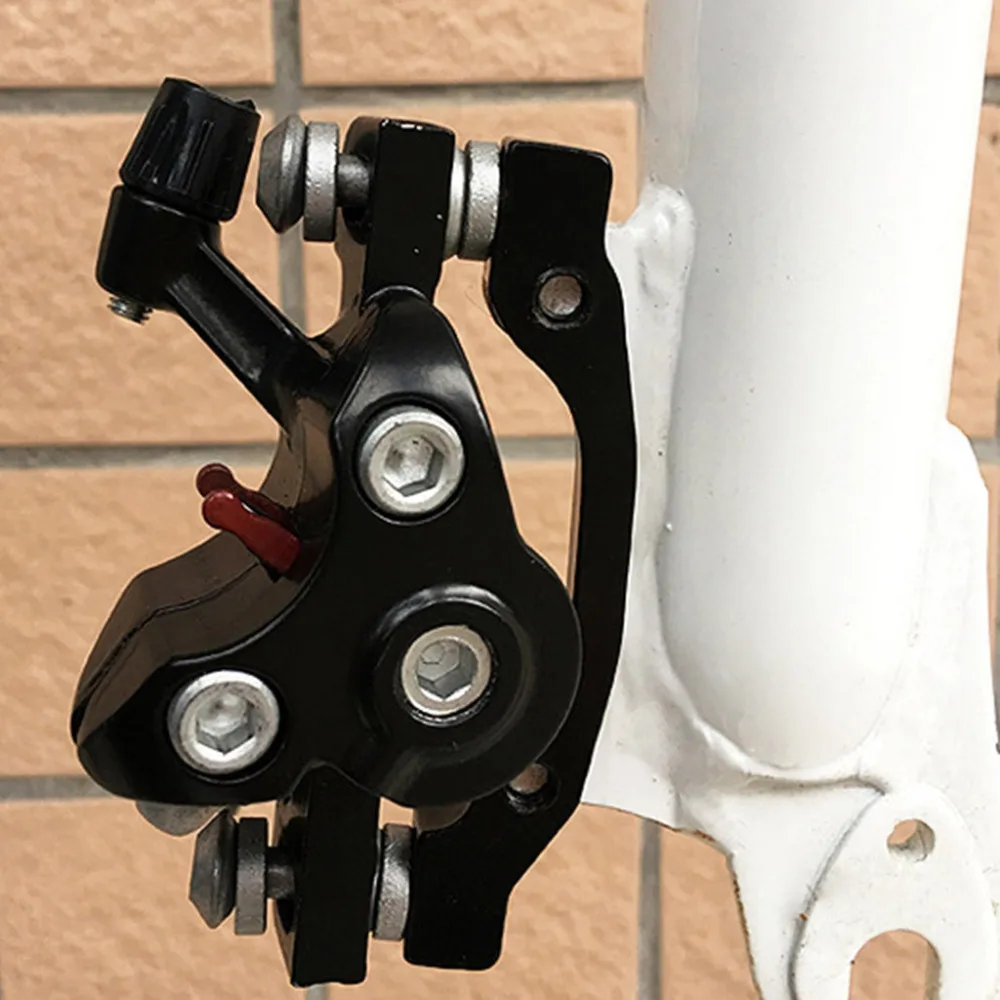 

Black Cycling Accessories MTB Mountain Road Bicycle Bike Rack Disc Brake Adapter Mount Front Rear Aluminum Alloy #4D19