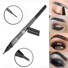 Ручка с двойной головкой для бровей многоцелевой водяной туман окрашивание бровей водонепроницаемый карандаш для бровей макияж для глаз Косметическая Ручка