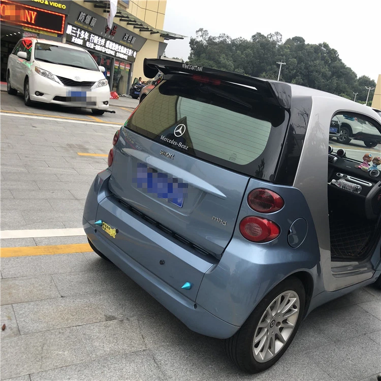 Для Smart fortwo 453, спойлер Smart fortwo 453, спойлер, высокое качество, АБС-пластик, заднее крыло, грунтовка, цвет, задний спойлер