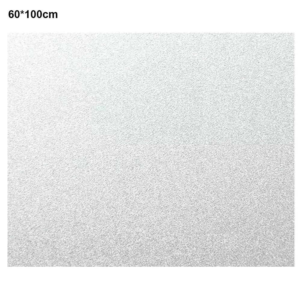 Непрозрачная глянцевая бумага матовые самоклеющиеся стеклянные наклейки оконные наклейки для ванной комнаты окна тени AA - Цвет: 60X100cm
