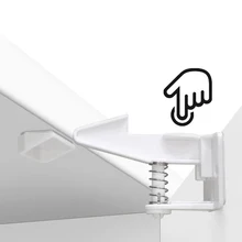 10 шт. Невидимый защитный замок для детей детская защита детская предохранительный замок для ящика ручки для шкафа шкафчик защелки детский уход