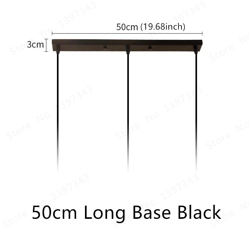 SKU_50cm Long Base Black