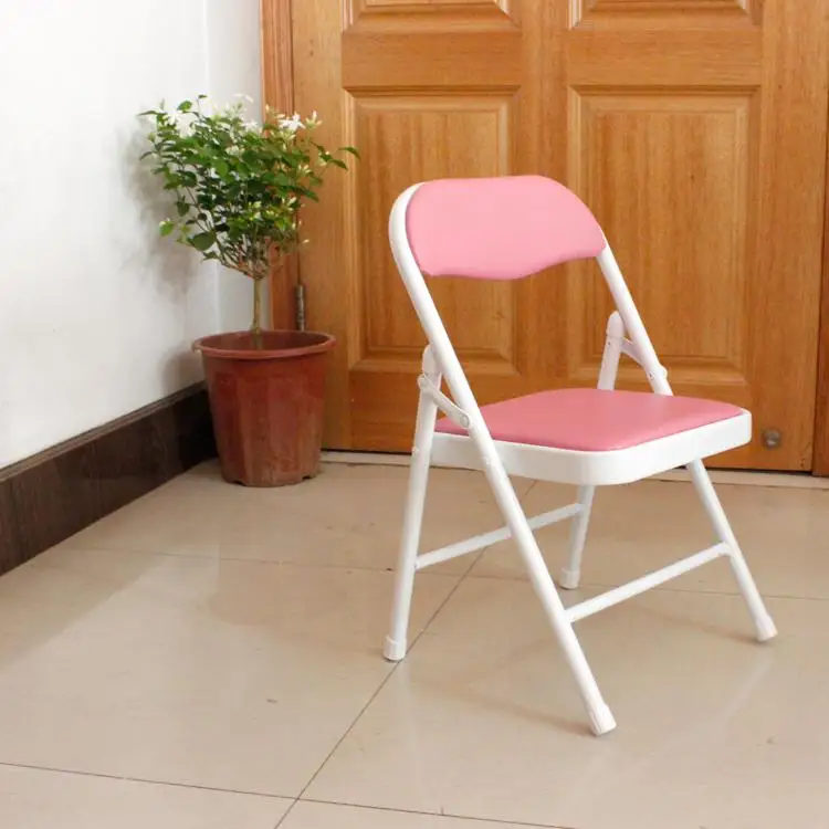 Детский портативный маленький стул складной детский стул домашний Маленький Стул - Цвет: a8