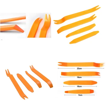 

4pcs/set Car Radio Panel Door Clip Panel Trim Dash Audio Removal Herramentas Car Stereo Installation Kits Car Radio Removal Tool