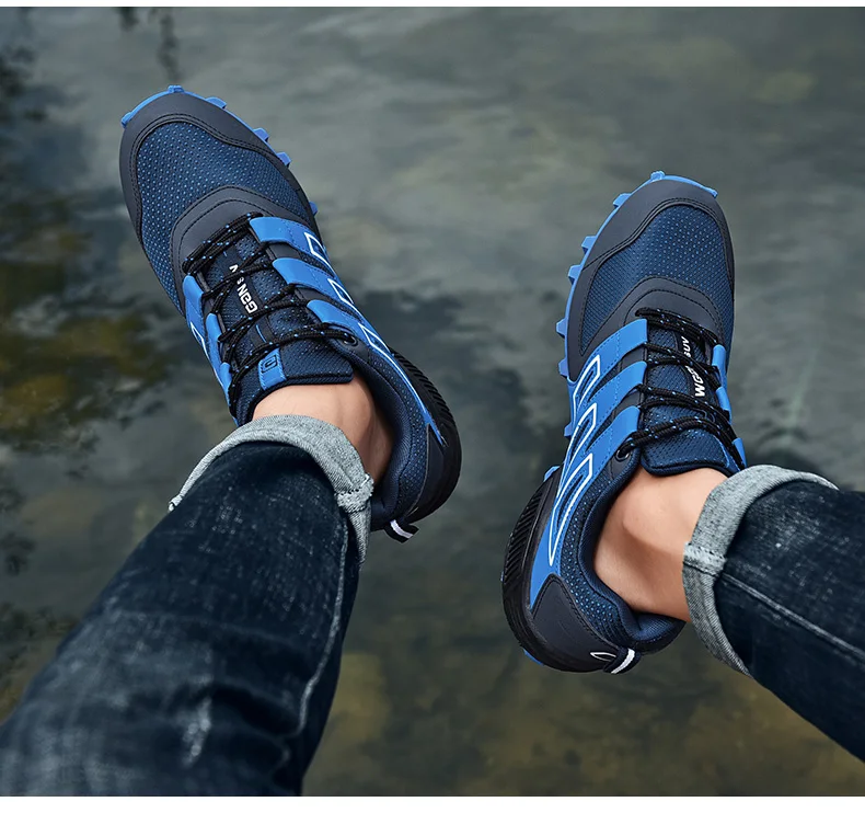 2019 Новая Мужская Уличная походная обувь трекинг Туризм ботинки нескользящая обувь альпинистские горные спортивные ботинки Прогулочные