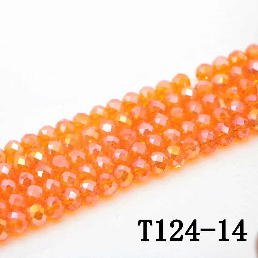 14 Natural orange Croatia crystal beads (4)(1)