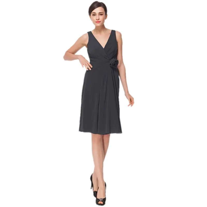 Black knee length dresses uk 2017