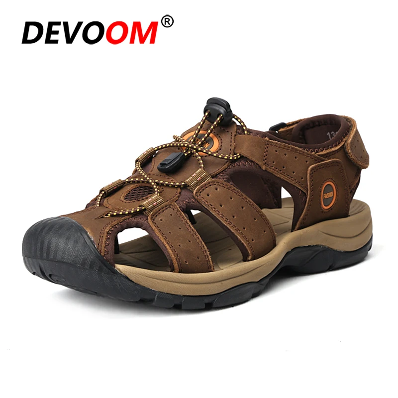 Men Sandals Beach Sandales Homme D Ete Mens Sandals Summer Genuine