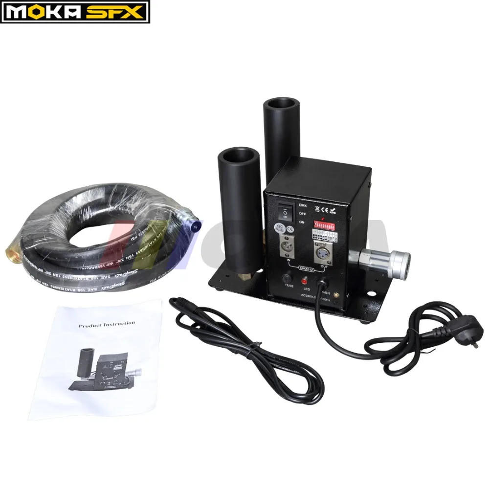 Сценическое профессиональное оборудование для диджея 2 трубки DMX512 CO2 струйная