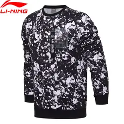 Li-Ning мужской спортивный свитер Regular Fit 87% хлопок 13% полиэстер подкладка спортивное пальто для отдыха Топы AWDM735 MWW1365