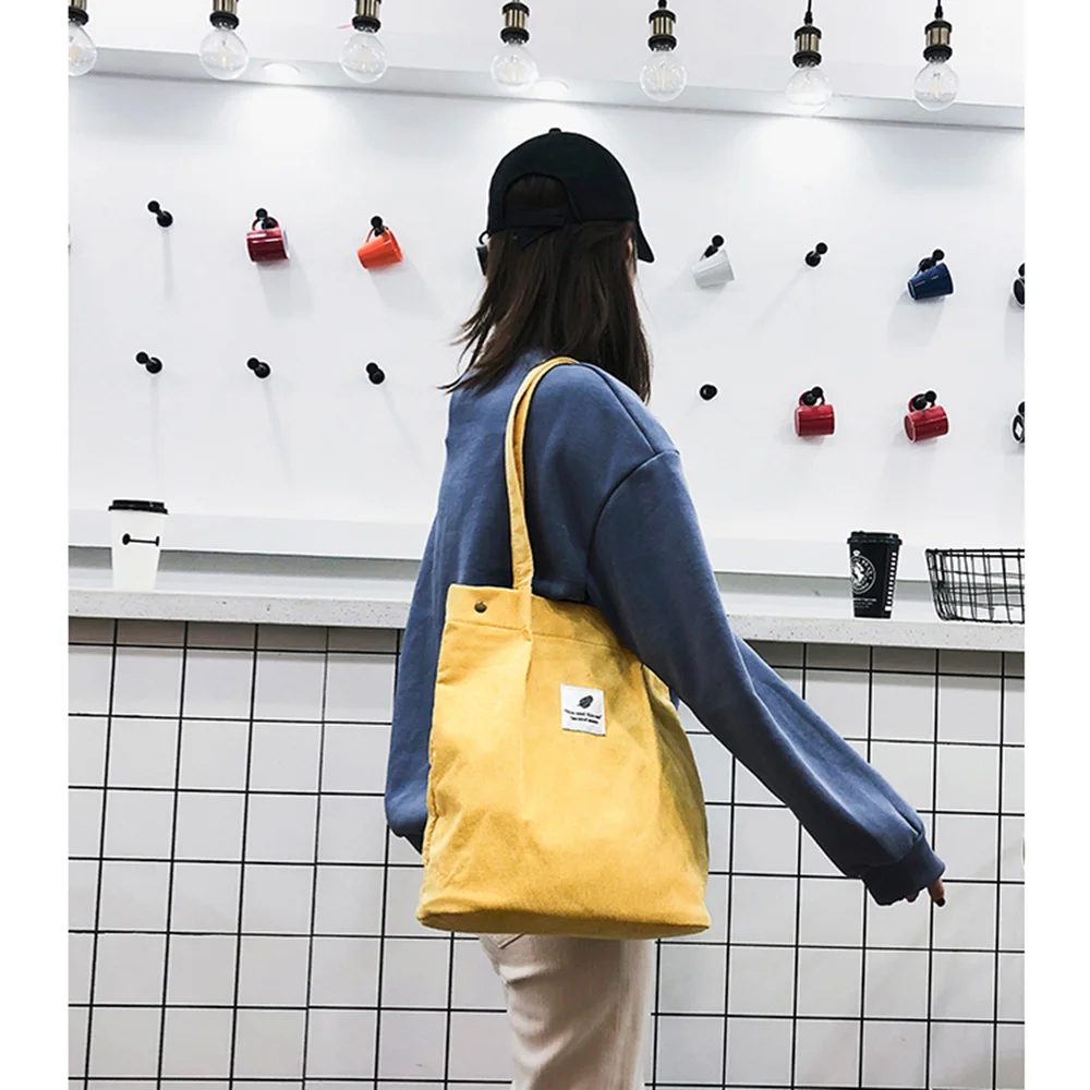 2020 Casual Women corduroy package handbag bag retro Messenger Mori style Large Capacity Tote Canvas shoulder Shopping Bags 2020 Casual Women corduroy package handbag bag retro Messenger Mori style Large Capacity Tote Canvas shoulder Shopping Bags