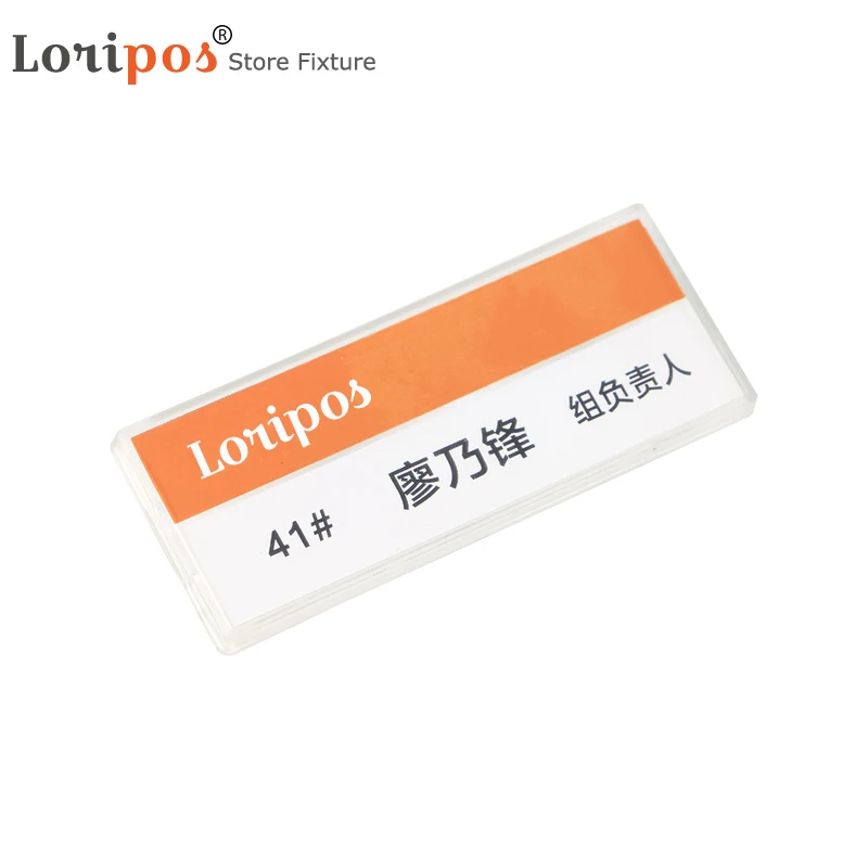 

Office Magnetic Name Tag Badge Holder Magnet Badges Card Id Holders Work Employee Card Holder Plastic Cover High Quality