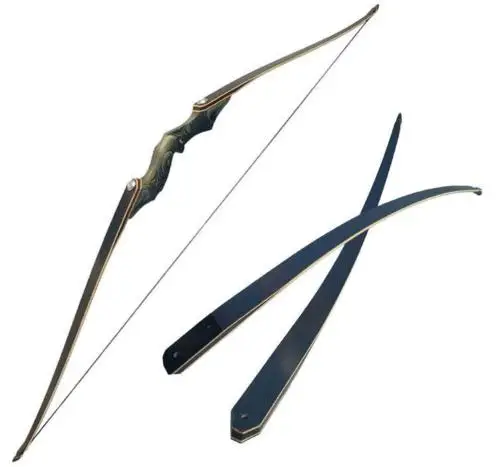 

Archery Takedown Recurve Bow Draw Weight Right Hand Composite Bow Handle Hunting 30-60lbs