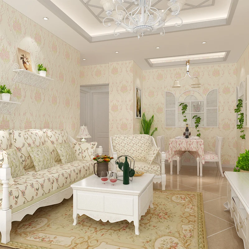 

Environmental non-woven wallpaper flower garden bedroom wallpaper shop children's bedroom wallpaper wallpapers roll wall paper