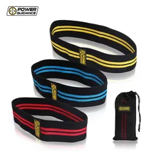 POWER GUIDANCE Cotton Hip  Resistance Bands Set Booty Exercise Elastic Bands For Fitness Workout Hips & Glutes 